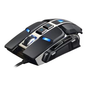 image of WASDKEYS M300 4000Dpi Laser Customisable Flex Gaming Mouse with On-Board Memory and Lighting Effects