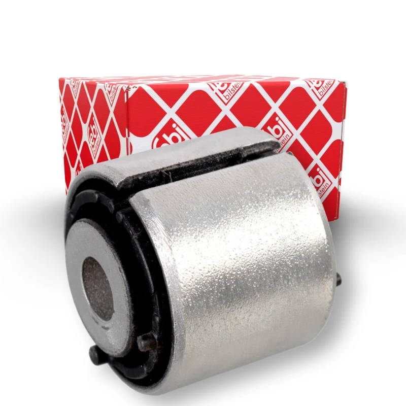 Image of FEBI BILSTEIN 172900 Arm Bushes Rear Axle Right, Requires special tools for mounting Elastomer Control Arm-/Trailing Arm Bush (251)