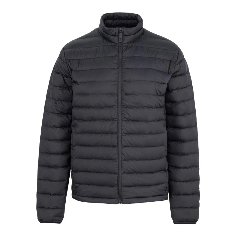 Image of Firetrap Womens Packable Water-Repellent Down Long Sleeve Short Puffer Jacket Black female 8 (36)