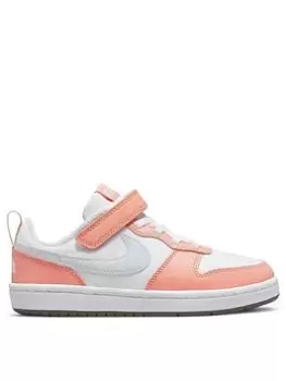 Image of Nike Court Borough Low 2 Se Trainers - White/Pink