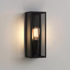 Image of Astro Messina Outdoor Wall Lantern Textured Black IP44, E27
