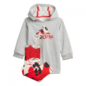 adidas Dress Set Kids - Medium Grey Heather / Vivid Re