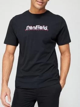 Image of Penfield Penfield Peak Logo T-Shirt, Black, Size S, Men