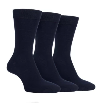 image of Farah 3pk Bamboo Socks Mens - Blue