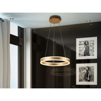 Image of Schuller Lighting - Schuller Helia - Integrated LED Ceiling Pendant Gold