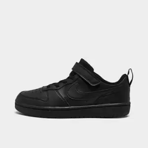 Image of Little Kids Nike Court Borough Low Recraft Stretch Lace Casual Shoes