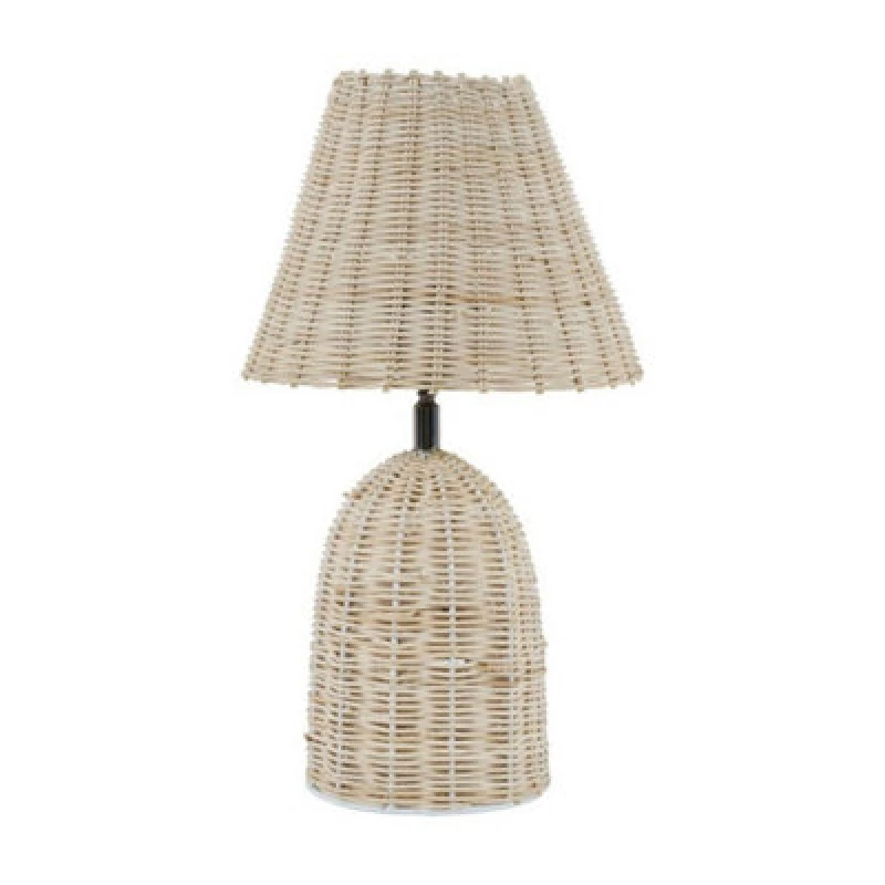 Image of Buttercup Farm Mini Rattan Lamp Base And Shade - Cane/metal - L20 X W20 X H39cm - Natural