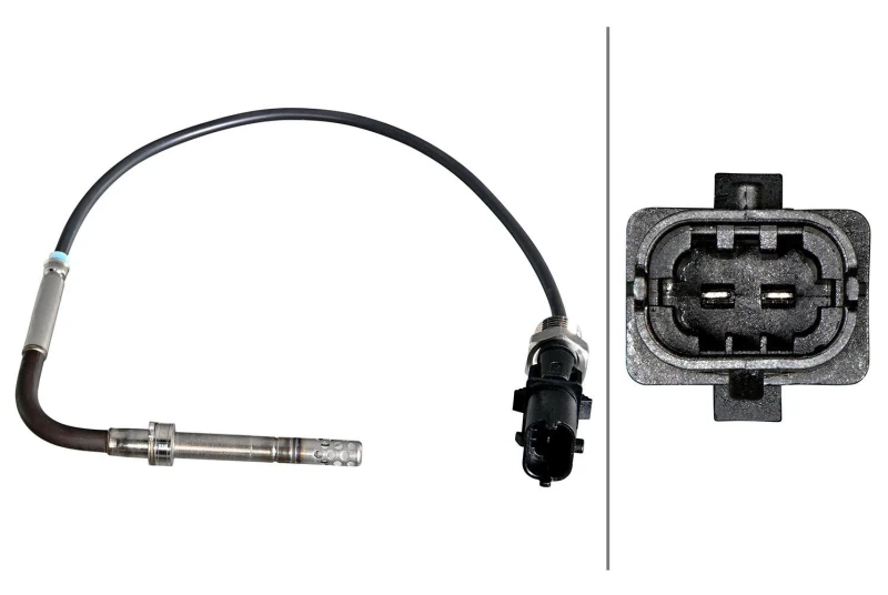Image of HELLA Handbrake cable HELLA 8AS 355 661-741