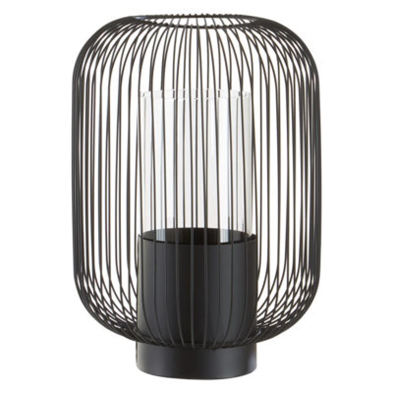 Image of Premier Housewares Trento Large Black Lantern Black