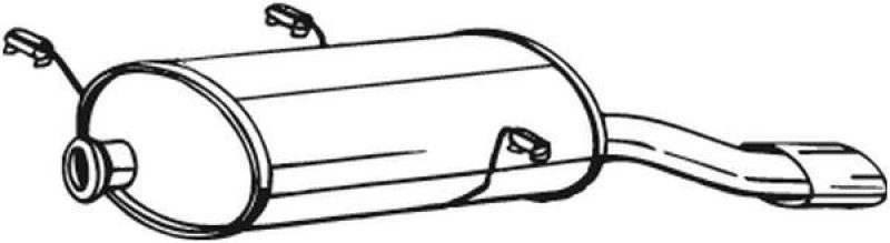 Image of Rear silencer BOSAL 190-211