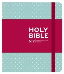 Image of NIV Journalling Mint Polka Dot Cloth Bible