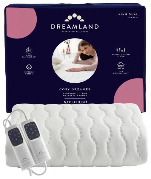 image of Dreamland Cosy Dreamer Intelliheat Mattress Warmer - King