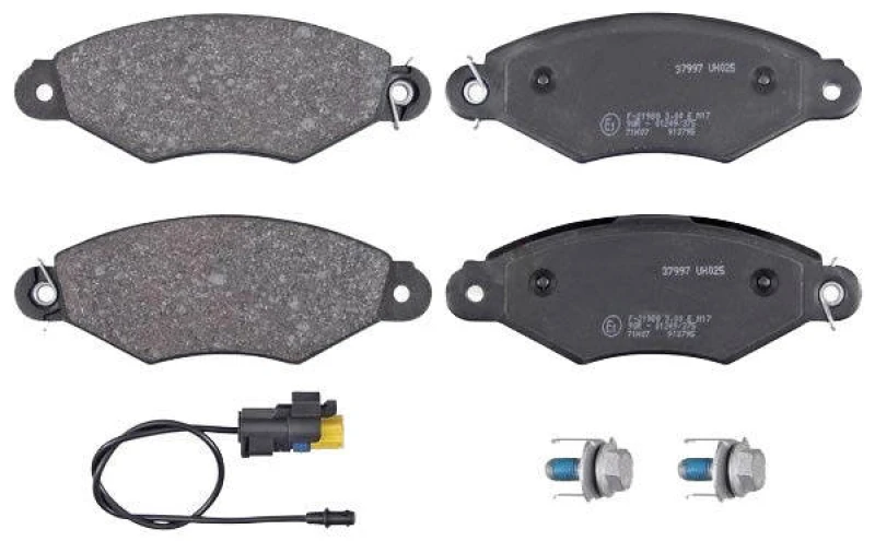 Image of A.B.S. 37997 Brake pad set incl. wear warning contact Brake Pad Set,disc brake (402)