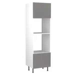Image of KitchenKIT Slab 60cm Oven and Microwave Unit - Gloss Dust Grey