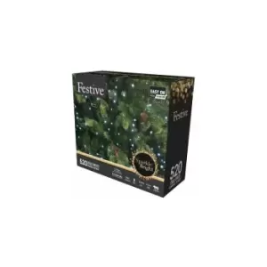 Image of Festive Indoor & Outdoor 6ft Christmas Tree Sparkle Lights 760 Aurora LEDs