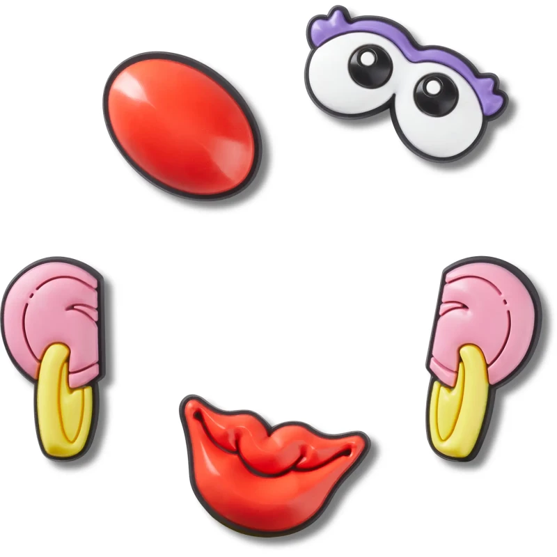 Image of Crocs Jibbitz Crocs Mrs Potato Head (x5) Multicolore Unisex TU