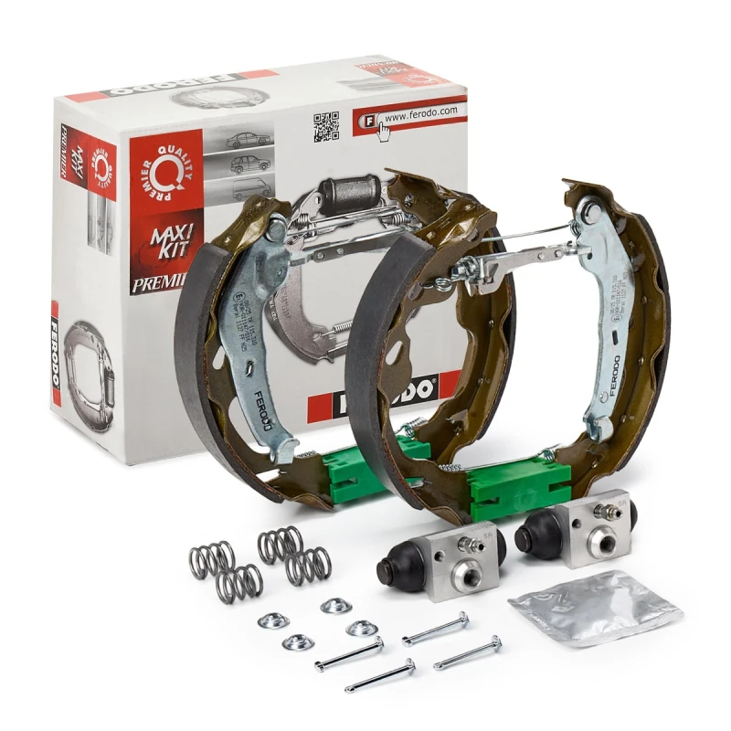 Image of FERODO FMK457 Brake Set, drum brakes with wheel brake cylinder Brake Set,drum brakes (3859)