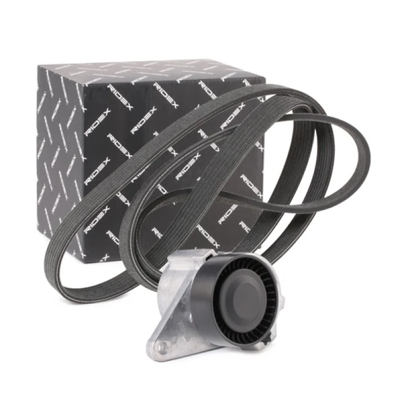Image of RIDEX 542R0142 V-ribbed belt set V-Ribbed Belt Set (542)