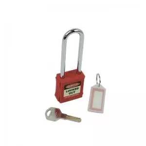 Image of Safety Lockout Padlocks Long Shackle - Red each