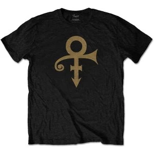 image of Prince - Symbol Unisex Small T-Shirt - Black