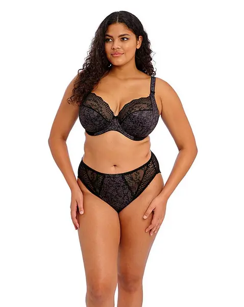 Image of Elomi Lucie Plunge Wired Bra Black Female 44FF HQ53021