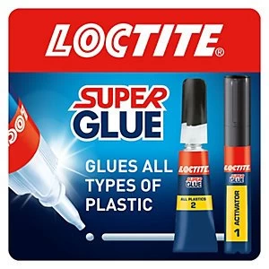 image of Loctite Super Glue All Plastics 2g + 4ml