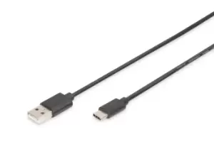 Image of Digitus USB Type-C connection cable, type C - A