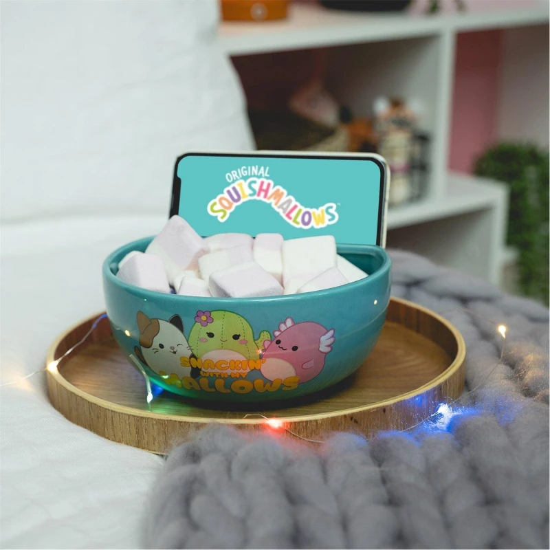 Image of Squishmallows Stream n Snack Bowl, Blue 350117