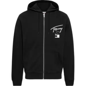 image of Tommy Jeans Tjm Reg Tommy Spray Paint Hoodie - Black