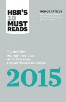 Image of Hbrs 10 Must Reads 2015 by Daniel Goleman Paperback