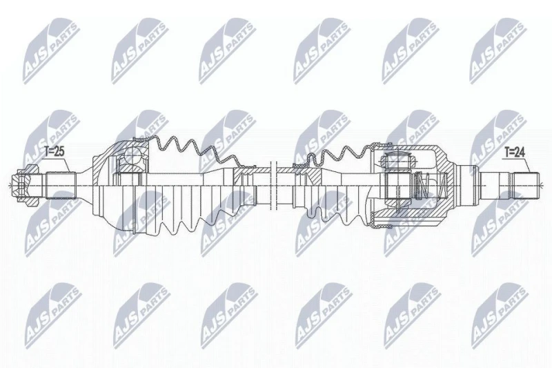 Image of NTY Drive shaft NTY NPW-PE-055