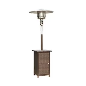 image of HOMCOM Outdoor Heater 2210 x 810 x 810 mm Brown