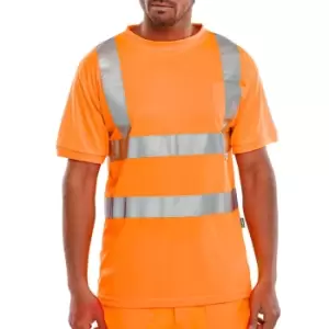 Image of Beeswift - crew neck t-shirt orange 5XL - Orange - Orange