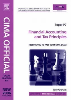 Image of Cima Managerial Level. Paper P7 Financial Accounting and Tax Principles by Colin Channer Paperback