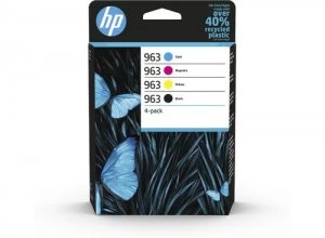 Image of HP 963 Black And Tri Colour Ink Cartridge