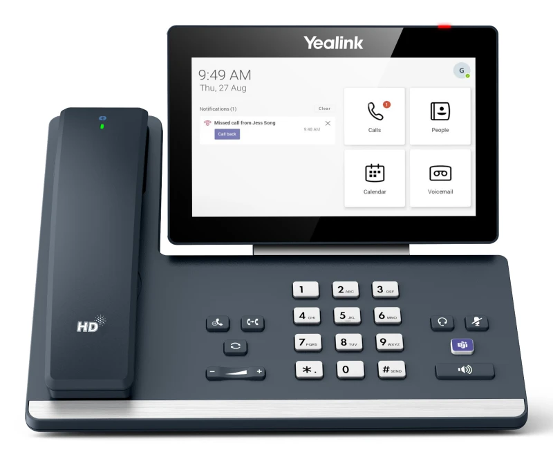Image of Yealink MP58WH Android WiFi Smart Media Phone for Teams with Cordless