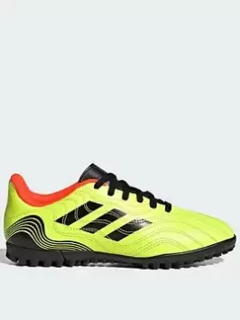 Image of adidas Junior Copa 20.4 Astro Turf Football Boots - Yellow, Yellow, Size 11