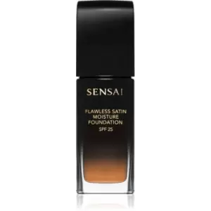 Image of Sensai Flawless Satin Moisture Foundation Liquid Foundation SPF 25 Shade 204.5 Warm Beige 30ml