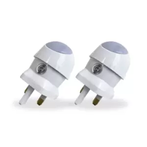 Image of Dreambaby 2 Pack Auto Sensor LED Swivel Night Lights