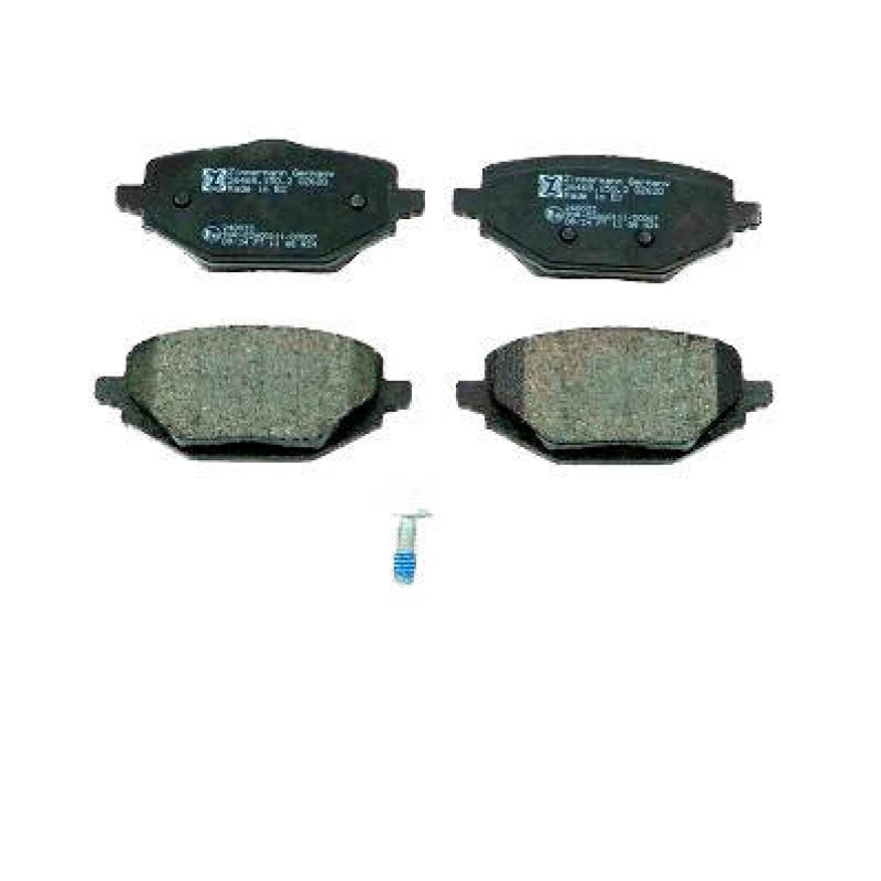 Image of ZIMMERMANN 26468.150.2 Brake pad set Rear Axle, Photo corresponds to scope of supply, with bolts/screws Brake Pad Set,disc brake (402)