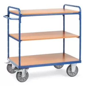 Image of Heavy Duty Shelf Trolley 3 Tier 1200 x 800 x 1152mm High - 600kg Capacity