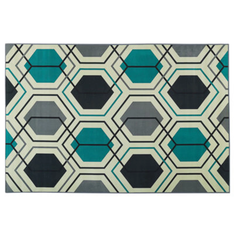 Image of Beliani Rug Giresun Multicolour 140 X 200 Cm