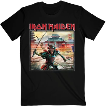 Image of Iron Maiden - Senjutsu Album Palace Keyline Square Unisex Large T-Shirt - Black