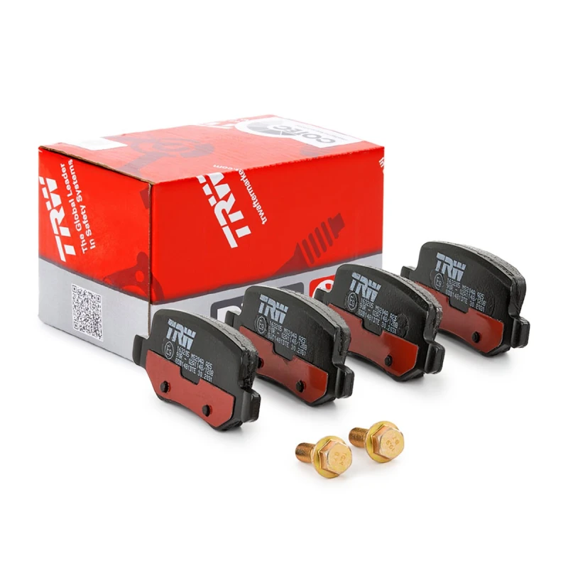Image of TRW GDB1481DTE Brake pad set not prepared for wear warning indicator, with brake caliper screws Brake Pad Set,disc brake (402)