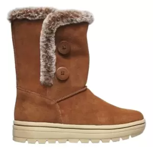 Image of Skechers Cleats Button Boots - Brown