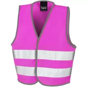 Image of Result Childrens/Kids Enhanced Hi-Vis Vest (L) (Pink) - Pink