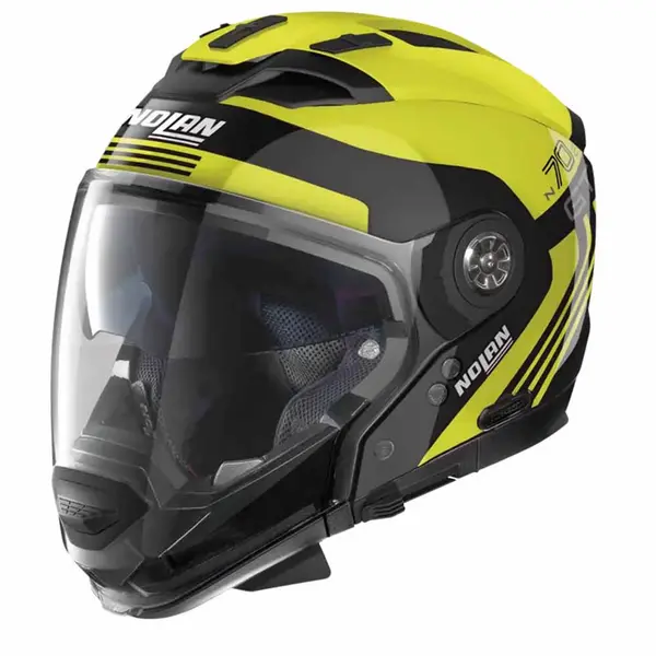 Image of Nolan N70-2 GT 06 Jetpack N-C065 Glossy Black Yellow Multi Helmet Size S