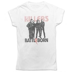 Image of The Killers - Battle Born Womens Large T-Shirt - Black
