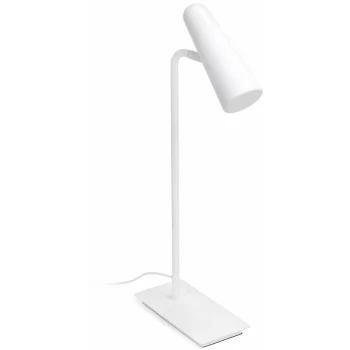 Faro Lao - LED 1 Light Adjustable Table Lamp White