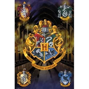 Image of Harry Potter Crests Poster Maxi Poster